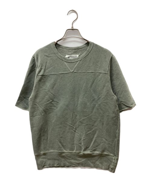 MARTIN MARGIELA（マルタン・マルジェラ）MARTIN MARGIELA (マルタン・マルジェラ) 90s cutoff s/s sweat shirts カーキ サイズ:Sの古着・服飾アイテム