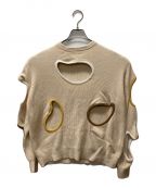 TOGA ARCHIVESトーガアーカイブス）の古着「Hole Knit Pullover」｜ベージュ