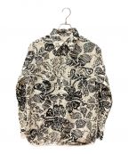 MARNIマルニ）の古着「WRITTEN FLOWER POPLIN L/S SHIRT」｜アイボリー