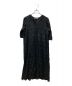 ne quittez pas（ヌキテパ）の古着「Cotton Voile Dot Hemla Dress」｜ブラック