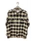 SUGARHILL（シュガーヒル）の古着「OMBRE PLAID ZIP-UP MILITARY BLOUSE」｜ブラック