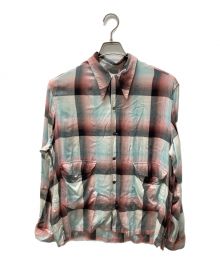 SUGARHILL（シュガーヒル）の古着「Ombre Panama Open-collar Shirt」｜グレー