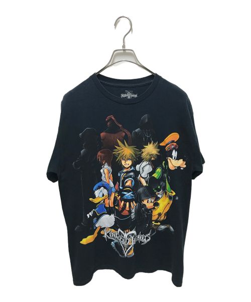 KINGDOM hearts（キングダムハーツ）KINGDOM hearts (キングダムハーツ) 00`SゲームプリントTEE ブラック サイズ:Mの古着・服飾アイテム