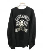 RUSSELL ATHLETICラッセルアスレチック）の古着「80s企業CREW NECK SWEAT」｜ブラック