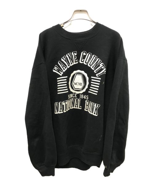 RUSSELL ATHLETIC（ラッセルアスレチック）RUSSELL ATHLETIC (ラッセルアスレチック) 80s企業CREW NECK SWEAT ブラック サイズ:XLの古着・服飾アイテム