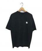 LQQK STUDIOルックスタジオ）の古着「LQQK SHOP SHIRT SHORT SLEEVE TEE」｜ブラック