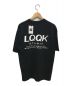 LQQK STUDIO (ルックスタジオ) LQQK SHOP SHIRT SHORT SLEEVE TEE ブラック サイズ:M：7000円