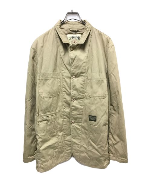 stussy（ステューシー）stussy (ステューシー) カバーオール ベージュ サイズ:Mの古着・服飾アイテム