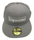 SUPREMEシュプリーム）の古着「Box Logo Mesh New Era Cap」｜グレー