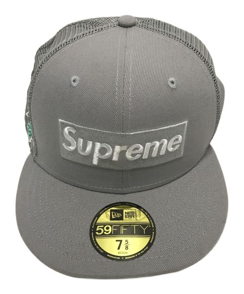 SUPREME（シュプリーム）SUPREME (シュプリーム) Box Logo Mesh New Era Cap グレーの古着・服飾アイテム