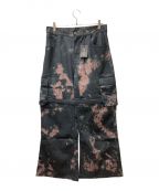 LAST NESTラストネスト）の古着「TIE-DYE CARGO PANTS」｜ブラック