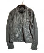 DIESELディーゼル）の古着「Pocket Gimmick Design Leather Jacket」｜ブラック