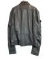 DIESEL (ディーゼル) Pocket Gimmick Design Leather Jacket ブラック サイズ:XL：21000円