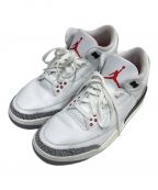 NIKEナイキ）の古着「AIR JORDAN 3 RETRO WHITE CEMENT REIMAGINED」｜ホワイト