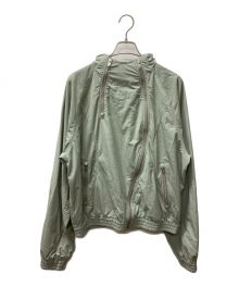 SUGARHILL（シュガーヒル）の古着「NYLON ZIP HOODED JACKET」｜グリーン