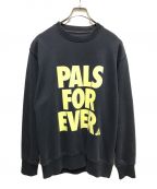 PALACEパレス）の古着「PALS CREW」｜ネイビー