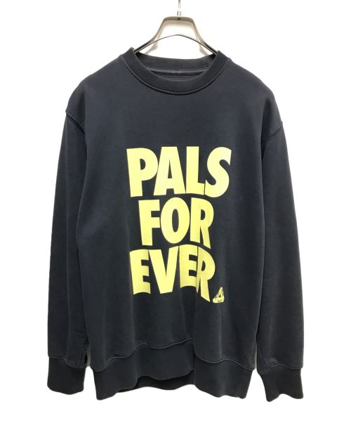 PALACE（パレス）PALACE (パレス) PALS CREW ネイビー サイズ:Mの古着・服飾アイテム