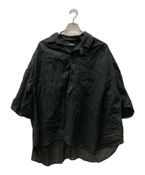 UNDERCOVER（アンダーカバー）UNDERCOVER (アンダーカバー) コットンビッグシャツ ブラック サイズ:Sの古着・服飾アイテム