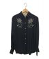 H BAR C（エイチバーシー）の古着「Exclusive Design rayon western shirts」｜ネイビー