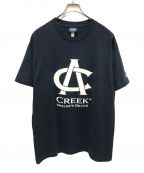 Creekクリーク）の古着「プリントTシャツ」｜ネイビー