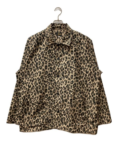 Needles（ニードルズ）Needles (ニードルズ) Cabana Shirt - PE/C/N Leopard Jq ベージュ サイズ:Lの古着・服飾アイテム