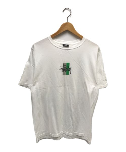 stussy（ステューシー）stussy (ステューシー) プリントTシャツ ホワイト サイズ:Mの古着・服飾アイテム