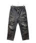 BOWWOW（バウワウ）の古着「DOUBLE KNEE DUCK PAINTER PANTS AGEING」｜ブラック