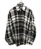 OUR LEGACY×stussyアワーレガシー×ステューシー）の古着「Borrowed Shirts」｜ホワイト×ブラック