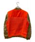 DIESEL (ディーゼル) KNITTED BODY K-OHIO BOMBER JACKET ベージュ×オレンジ サイズ:M：13000円