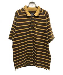 stussy（ステューシー）の古着「S/S Border lager shirts」｜ブラウン