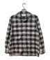 SUGARHILL（シュガーヒル）の古着「YAK OMBRE PLAID OPEN COLLAR BLOUSE」｜グレー