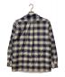 SUGARHILL (シュガーヒル) YAK OMBRE PLAID OPEN COLLAR BLOUSE グレー サイズ:S：20000円