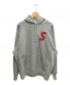 SUPREMEシュプリーム）の古着「S LOGO HOODED SWEATSHIRT」｜グレー