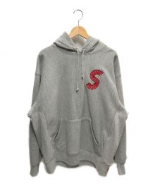 SUPREME（シュプリーム）の古着「S LOGO HOODED SWEATSHIRT」｜グレー