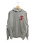 Supreme（シュプリーム）の古着「S LOGO HOODED SWEATSHIRT」｜グレー