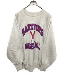 Champion（チャンピオン）の古着「90s REVERSE WEAVE SWEAT SHIRTS "HARTFORD BASEBALL "」｜グレー