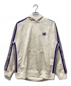 Needles×DC SHOESニードルズ×ディーシーシューズ）の古着「Track HOODY Poly Smooth/Printed」｜ホワイト