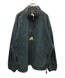 adidas（アディダス）の古着「90’sハーフジップフリースジャケット」｜グリーン