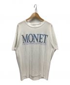 MONETモネ）の古着「90`Sモネ アートTEE」｜ホワイト