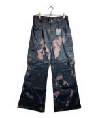 LAST NESTラストネスト）の古着「TIE-DYE CARGO PANTS」｜ブラック