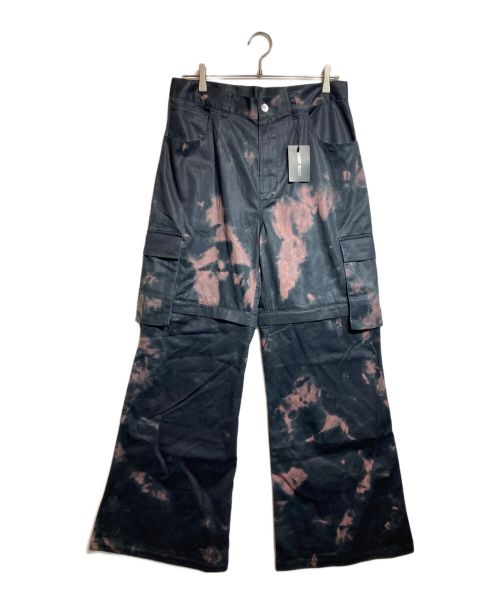 LAST NEST（ラストネスト）LAST NEST (ラストネスト) TIE-DYE CARGO PANTS ブラック サイズ:XLの古着・服飾アイテム