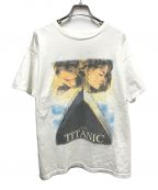 TITANICタイタニック）の古着「90`SムービーTEE」｜ホワイト