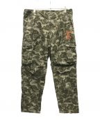 A BATHING APEアベイシングエイプ）の古着「Asia Camo Army Pants」｜カーキ