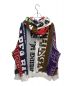 A BATHING APE (アベイシングエイプ) FANS SCARF FULL ZIP HOODIE マルチカラー サイズ:L：30000円