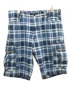 A BATHING APEアベイシングエイプ）の古着「CHECK 6 POCKET DENIM SHORTS」｜インディゴ