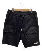 A BATHING APEアベイシングエイプ）の古着「Belted Shorts」｜ブラック