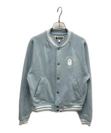 A BATHING APE（アベイシングエイプ）の古着「ロゴスウェットジャケット」｜ブルー