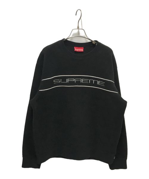 SUPREME（シュプリーム）SUPREME (シュプリーム) POLARTEC CREWNECK ブラック サイズ:MEDIUMの古着・服飾アイテム