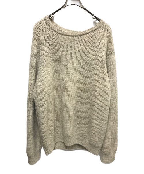 LAND'S END（ランズエンド）LAND'S END (ランズエンド) 90s Rib Knit ベージュ サイズ:Mの古着・服飾アイテム