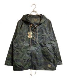 AT-DIRTY（アットダーティ）の古着「D-2 WEATHER PARKA」｜オリーブ